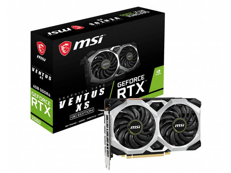MSI GeForce RTX 2060 VENTUS XS 6GB OC videókártya