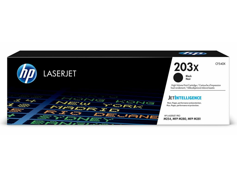 HP CF540X (203X) LaserJet tonerkazetta, fekete