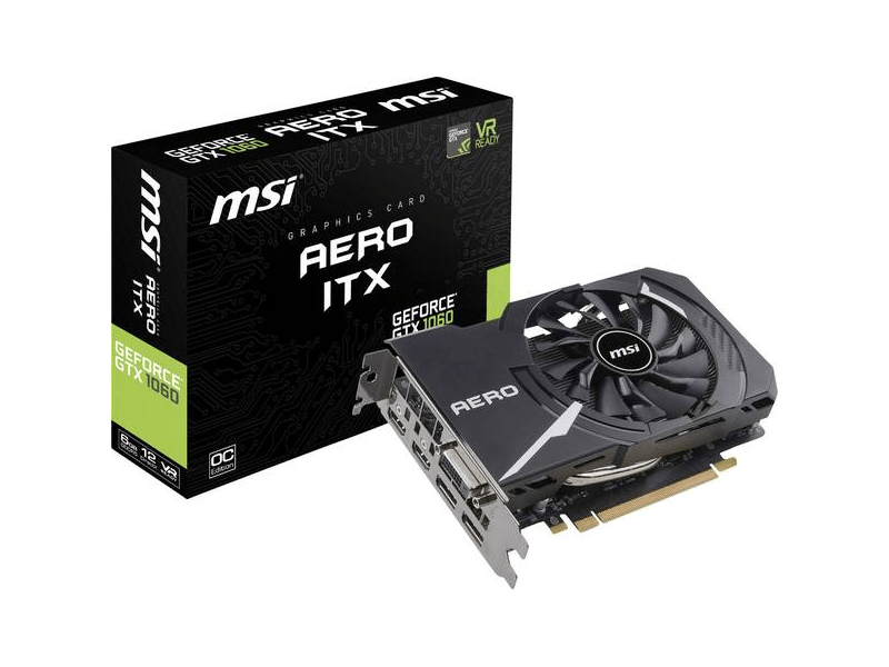 MSI GeForce GTX 1060 AERO ITX 6G OC videókártya