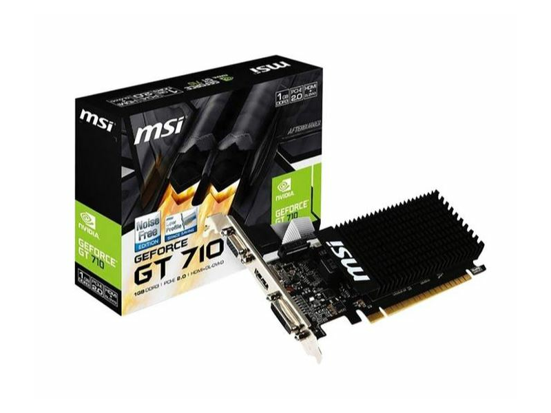 MSI NVIDIA GeForce GT 710 1GD3H LP 1GB videókártya