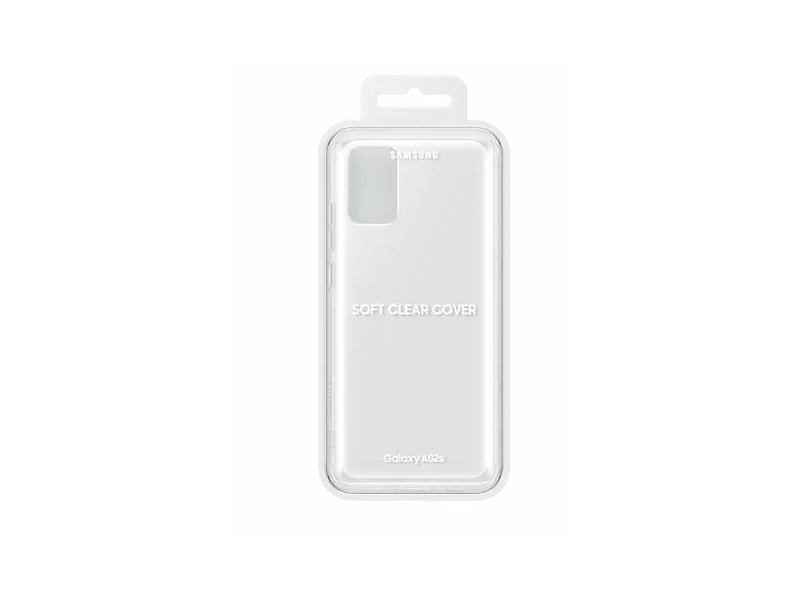 Samsung EF-QA026TTEGEU Galaxy A02s Puha átlátszó hátsó tok