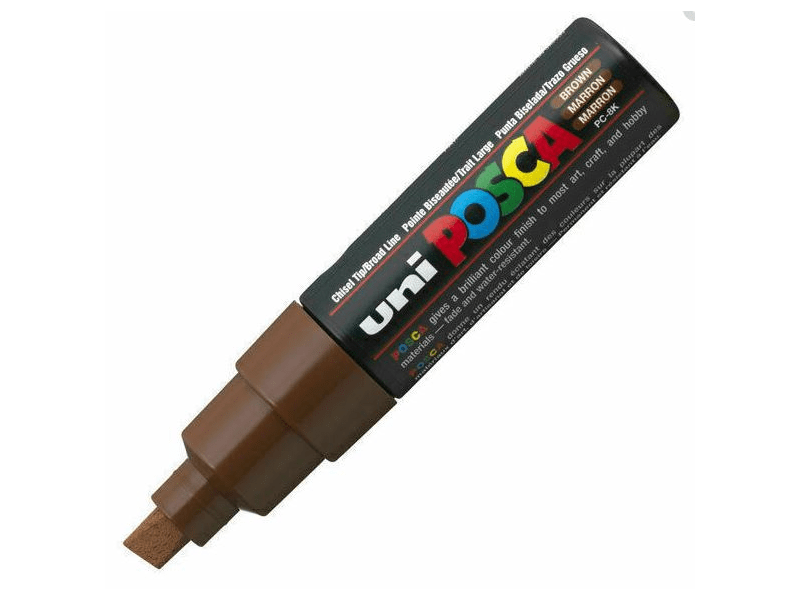 UNI Posca 2UPC8KB jelölő, barna