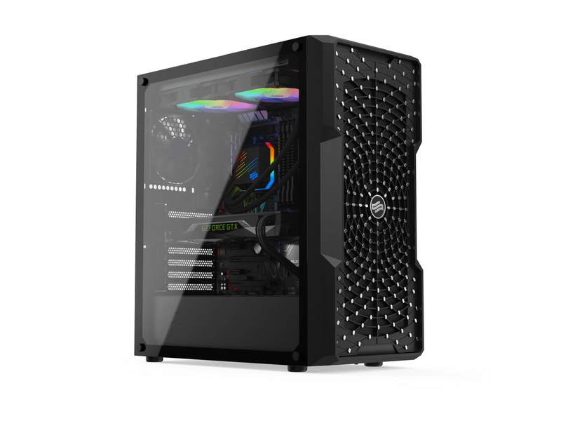 SilentiumPC SPC263 Astrum AT6V TG Asztali számítógépház