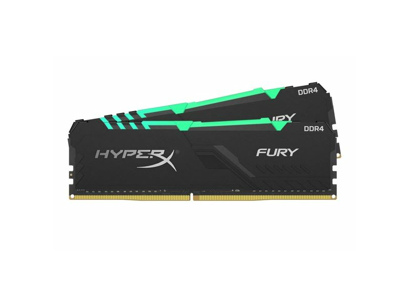 Kingston 32GB/3200MHz DDR-4 HyperX FURY RGB (Kit 2db 16GB) (HX432C16FB3AK2/32) memória