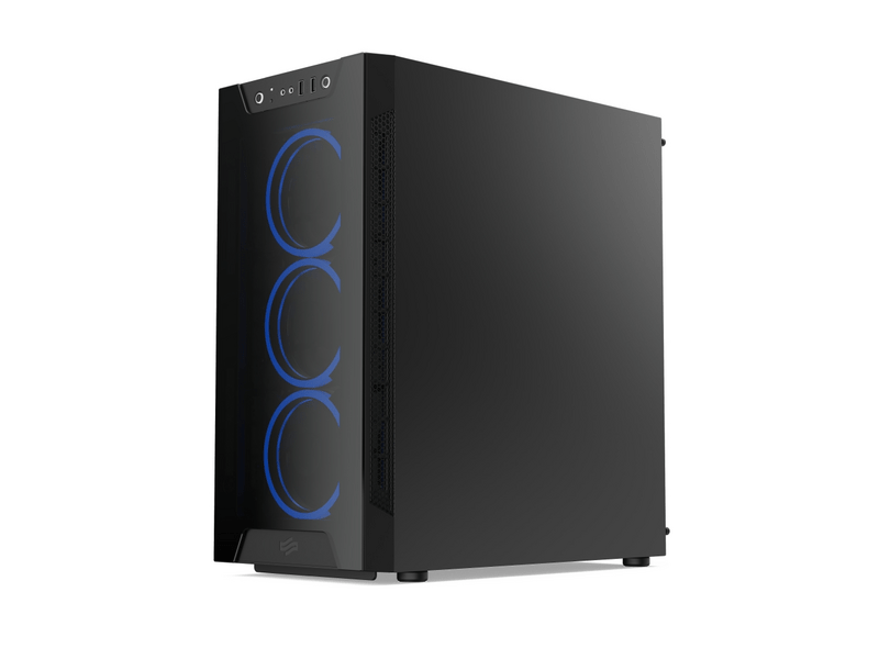 SilentiumPC SPC258 Armis AR6X TG RGB Asztali számítógépház