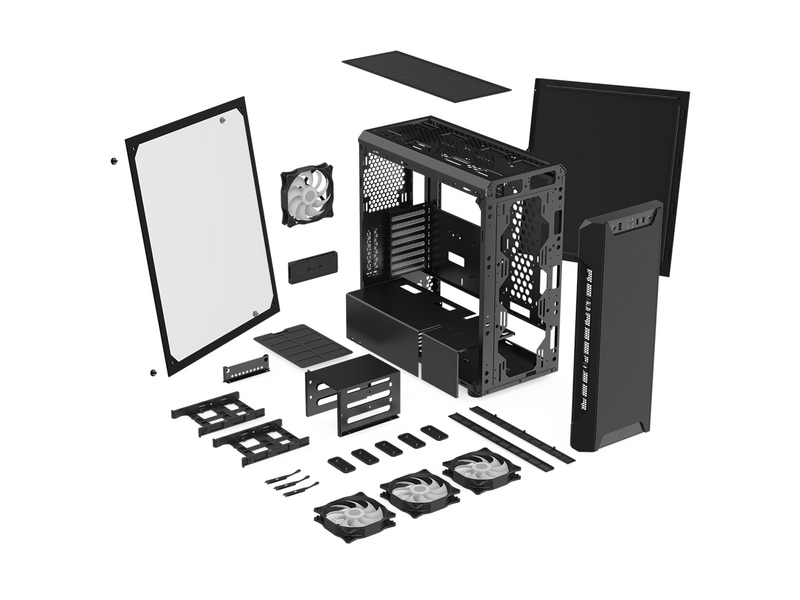 SilentiumPC SPC251 Armis AR7X EVO TG ARGB Asztali számítógépház