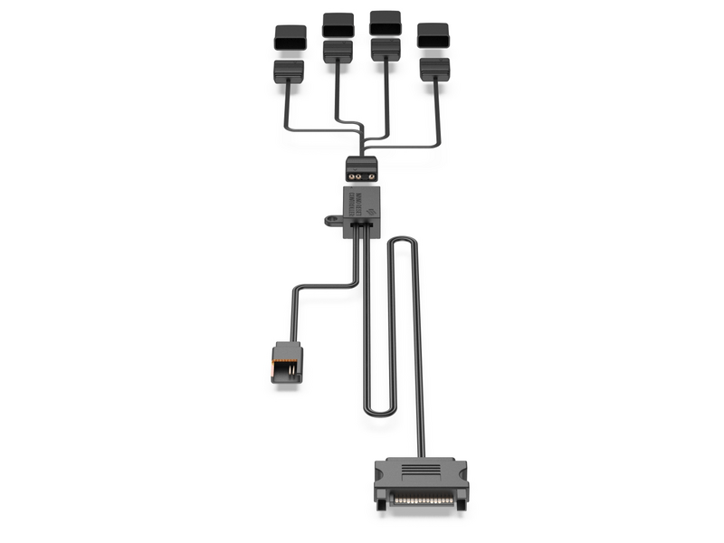 SilentiumPC SPC279 Nano Reset ARGB Szín és fény effekt vezérlő kábel szett