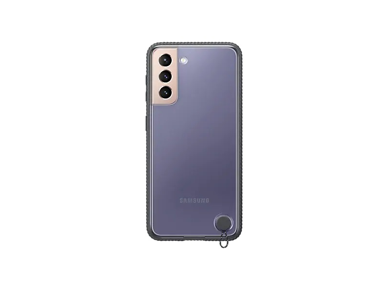 Samsung Galaxy S21 5G Hátsó védőtok, átlátszó fekete (EF-GG991CBEGWW)
