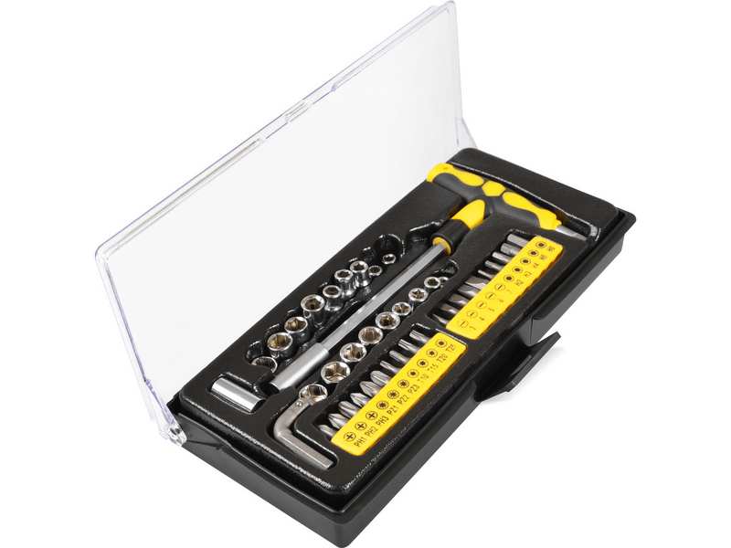 Fieldmann FDS 1009-41R T- csavarhúzó bitekkel és dugókulcsokkal