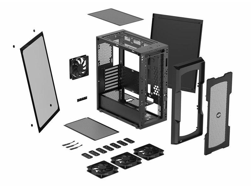 SilentiumPC SPC261 Regnum RG6V E-ATX számítógépház