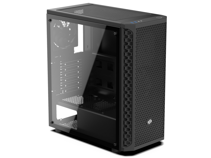 SilentiumPC SPC230 Signum SG1 ATX TG fekete számítógépház