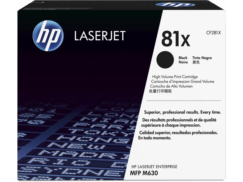 HP CF281X (81X) fekete toner