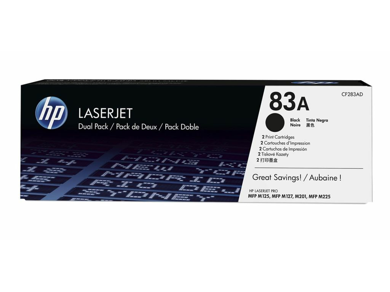 HP CF283AD (83A) duo-pack fekete toner