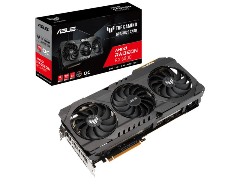 Asus Radeon TUF-RX6800-O16G-GAMING 16GB videókártya
