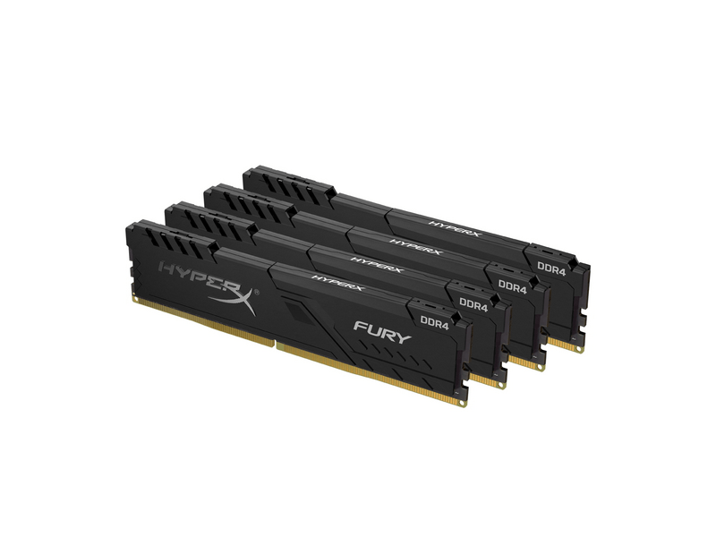 Kingston HyperX FURY 64GB (4x16GB) DDR4 RAM 2666MHz (HX426C16FB3K4/64)