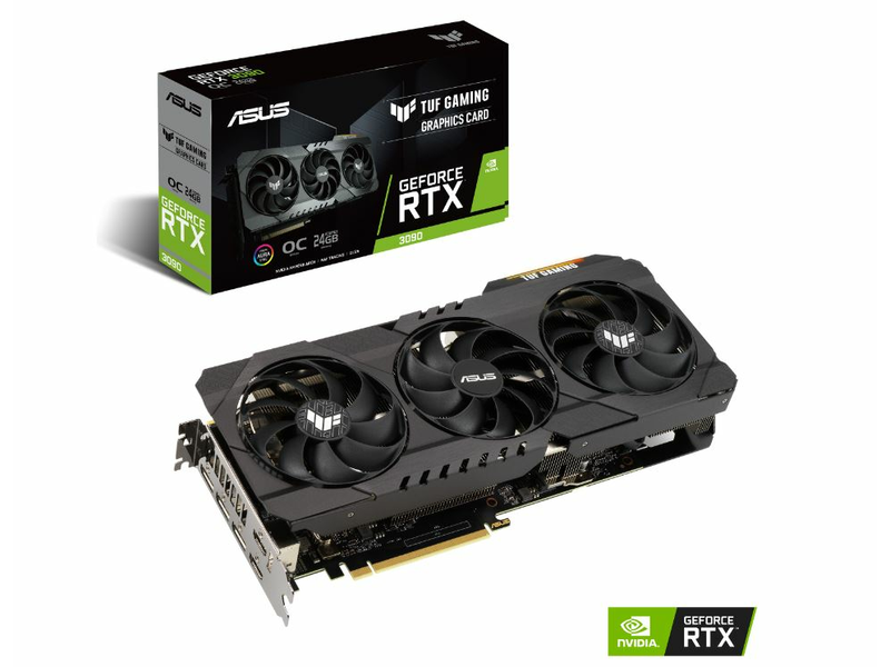 ASUS TUF Gaming RTX 3090 24GB videókártya (TUF-RTX3090-O24G-GAMING)