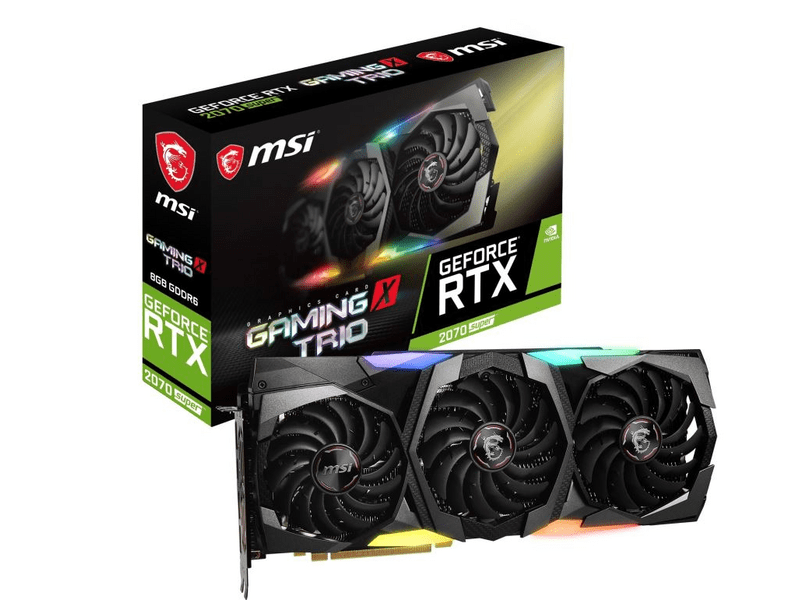 MSI GeForce RTX 2070 SUPER GAMING X TRIO 8 GB videókártya
