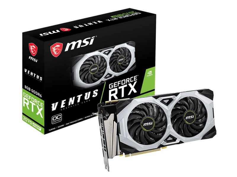 MSI GeForce RTX 2070 SUPER VENTUS OC 8GB videókártya