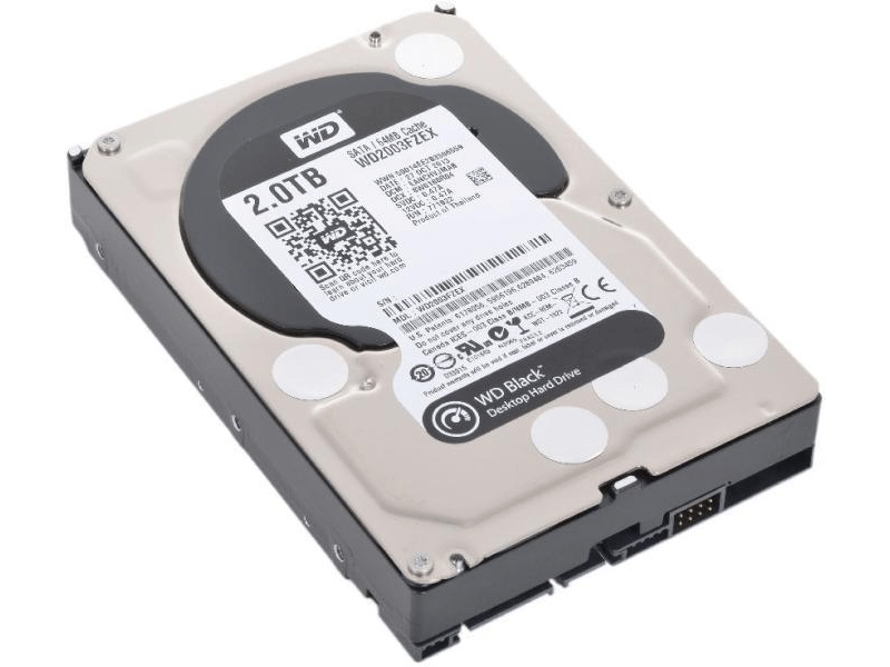 Western Digital Black 3.5 2TB 7200rpm 64MB SATA3
