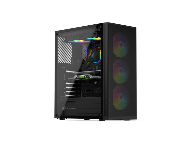 SilentiumPC Ventum VT2 EVO TG ARGB SPC291 Számítógépház