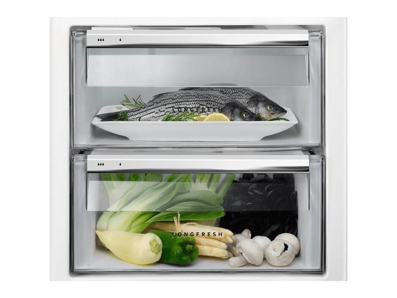 AEG SKE818E9ZC Beépíthető kombinált hűtőszekrény