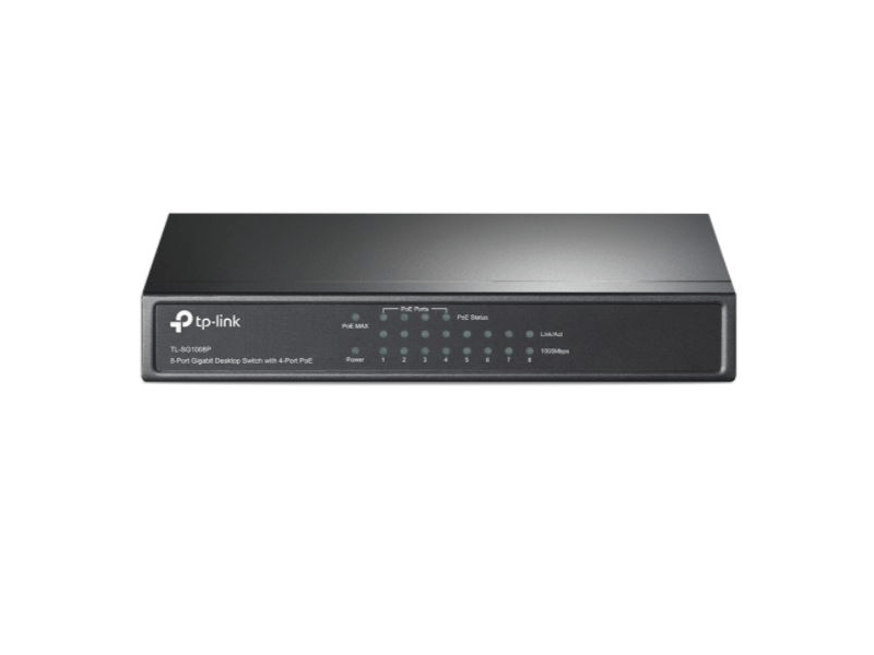 TP-Link TL-SG1008P 8 portos asztali switch