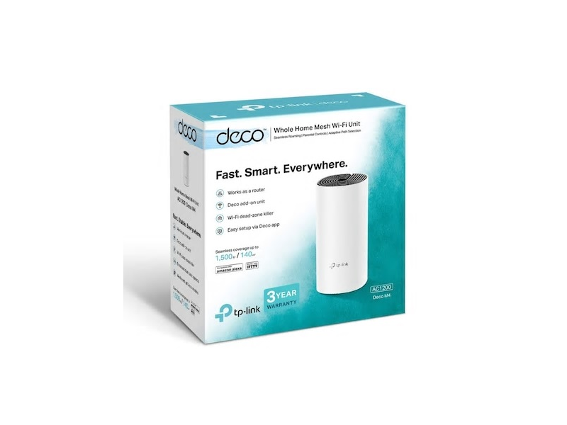 TP-Link DECO E4 1P (AC 1200) MESH Wi-Fi rendszer (1db)