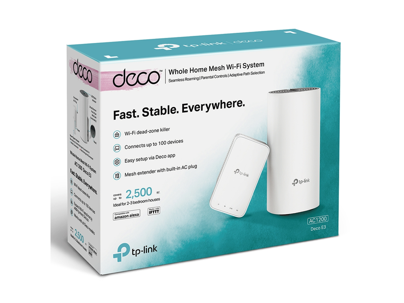 TP-Link DECO E3 2P (AC 1200) Mesh Wi-Fi rendszer