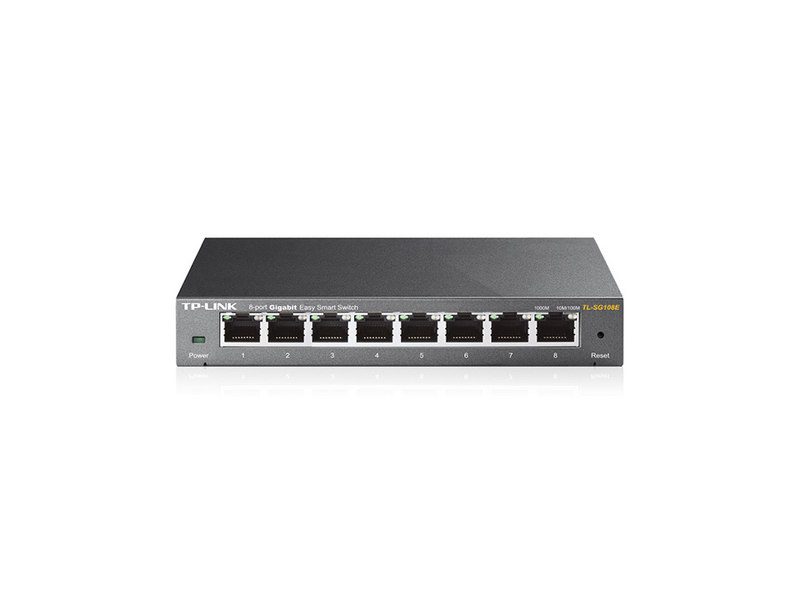 TP-Link TL-SG108 8 portos, 10/100/1000Mbps asztali switch