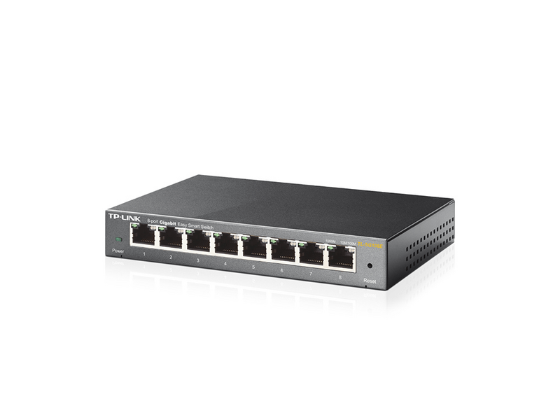 TP-Link TL-SG108 8 portos, 10/100/1000Mbps asztali switch