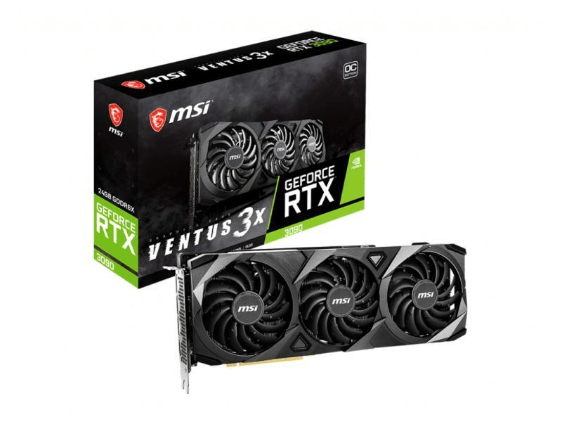 MSI GeForce RTX 3090 VENTUS 3X 24GB OC videókártya