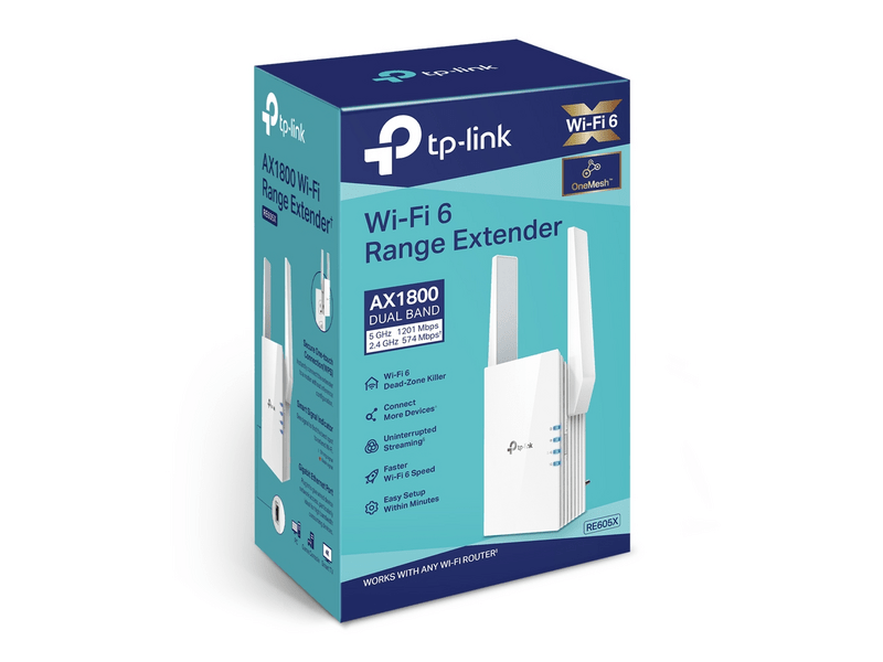 TP-Link AX1800 (RE605X) Jelerősítő