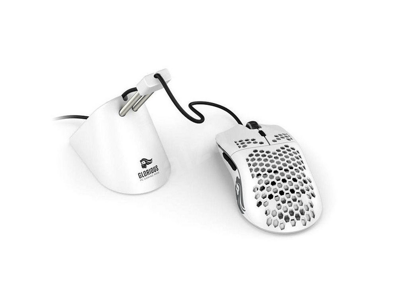 Glorious G-MB Mouse-Bungee vezetéktartó állvány, fehér