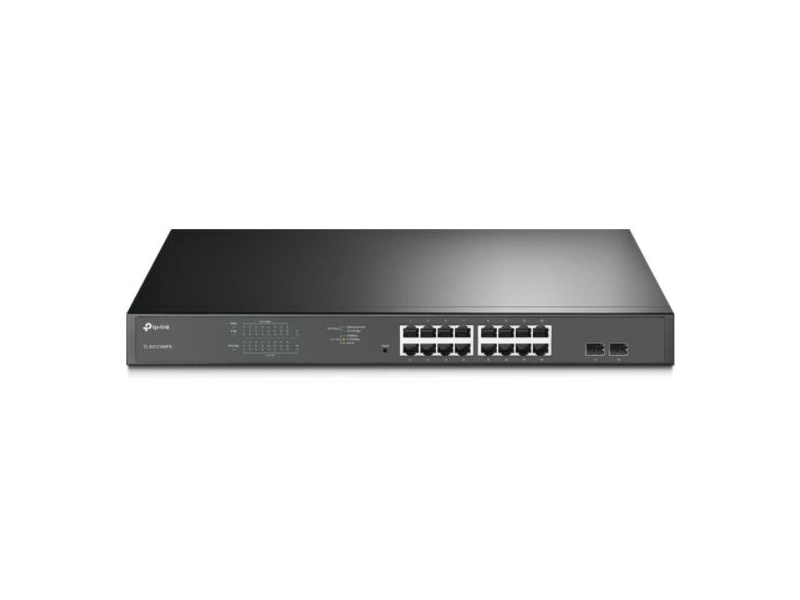 TP-Link TL-SG1218MPE JetStream 16-Port Gigabit Easy Smart PoE+ Switch 2 SFP Slot-tal