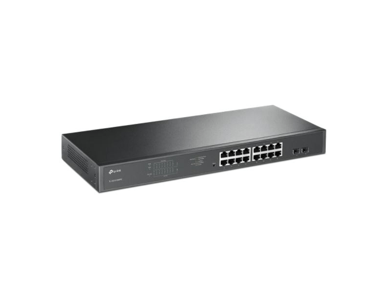 TP-Link TL-SG1218MPE JetStream 16-Port Gigabit Easy Smart PoE+ Switch 2 SFP Slot-tal