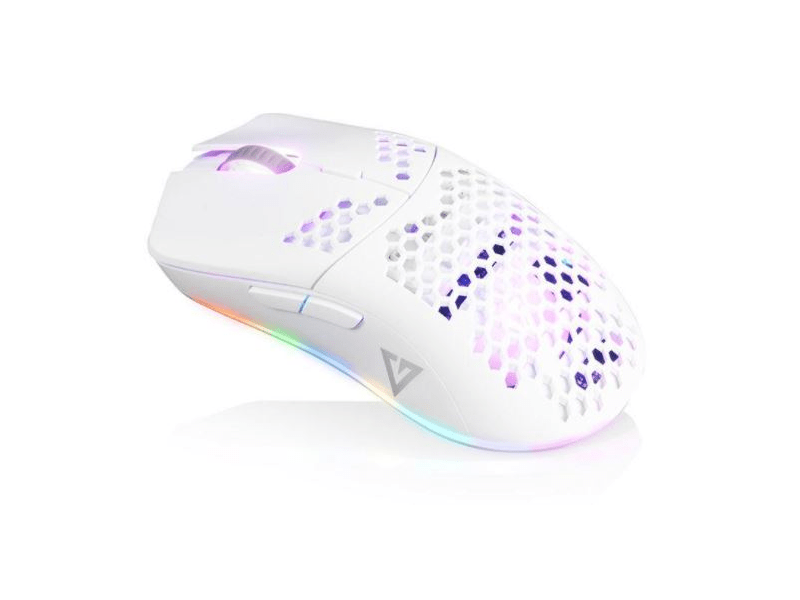 Modecom Volcano Shinobi 3360 gamer egér, fehér