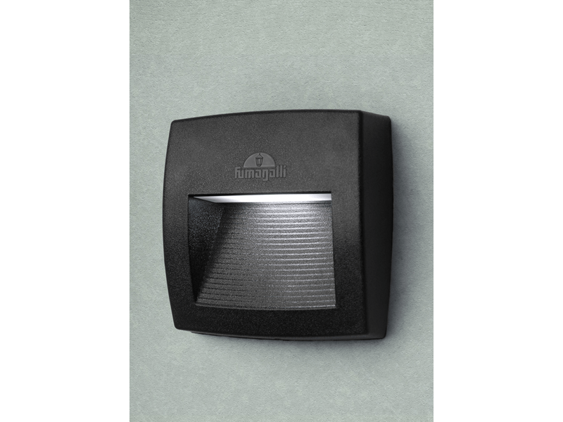 Fumagalli Lorenza kültéri fekete fali lámpa (AS1.000.AXJ1R)