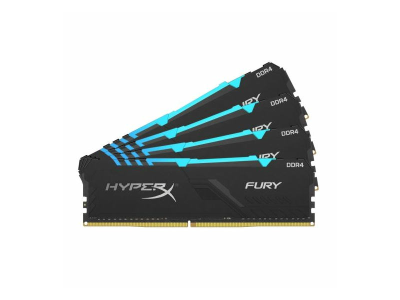 Kingston HyperX FURY RGB 64GB (4x16GB) DDR4 3000Mhz HX430C16FB4AK4/64