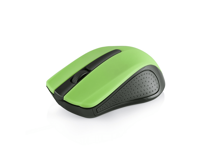 Modecom MC-WM9 Vezeték nélküli optikai egér, fekete/zöld