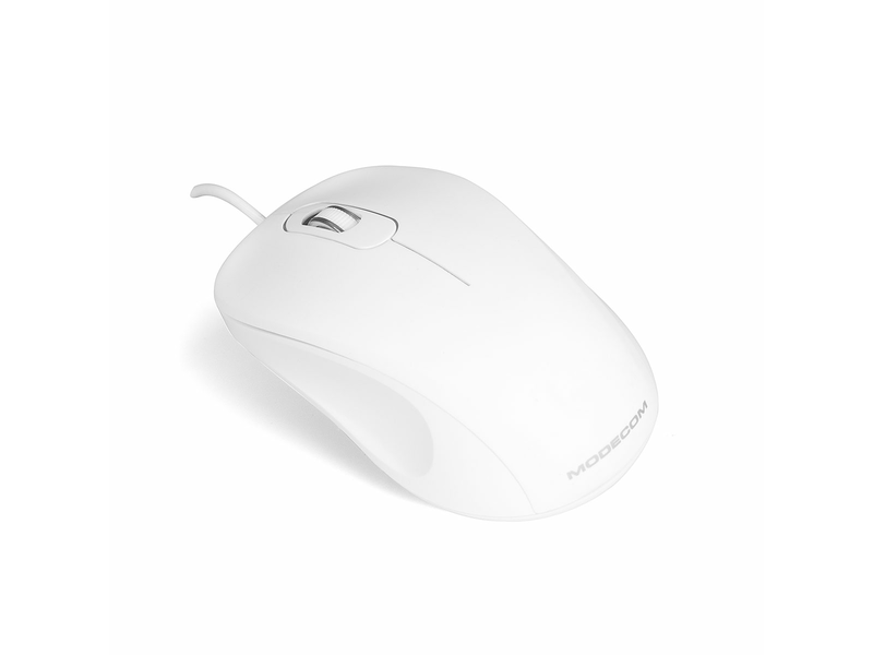 Modecom MC-M10 Vezetékes egér, fehér