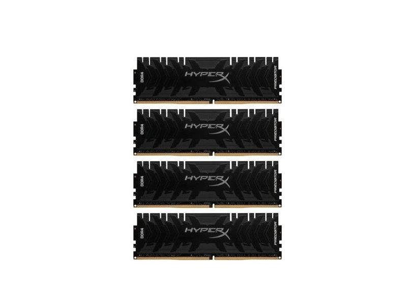 Kingston HyperX Predator 32GB (4x8GB) DDR4 3000MHz RAM (HX430C15PB3K4/32)