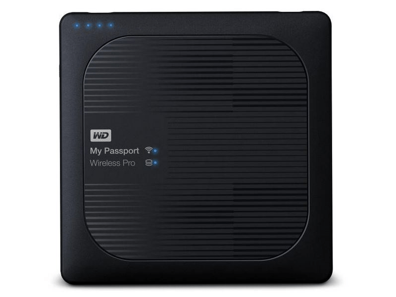 Western Digital My Passport Wireless Pro 2TB külső HDD (WDBP2P0020BBK)