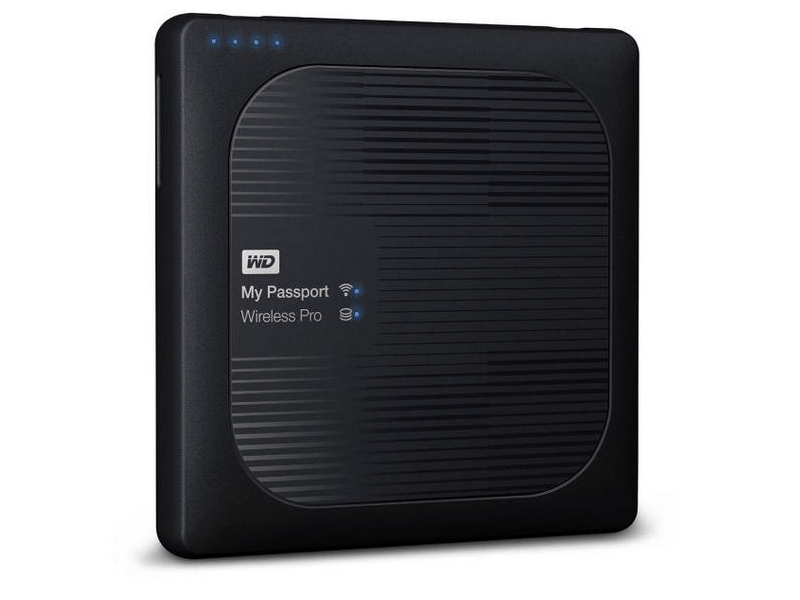 Western Digital My Passport Wireless Pro 2TB külső HDD (WDBP2P0020BBK)