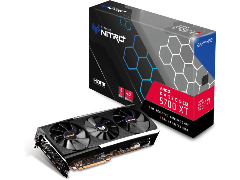 Sapphire RX 5700 XT 8GB GDDR6 NITRO videókártya (11293-03-40G)