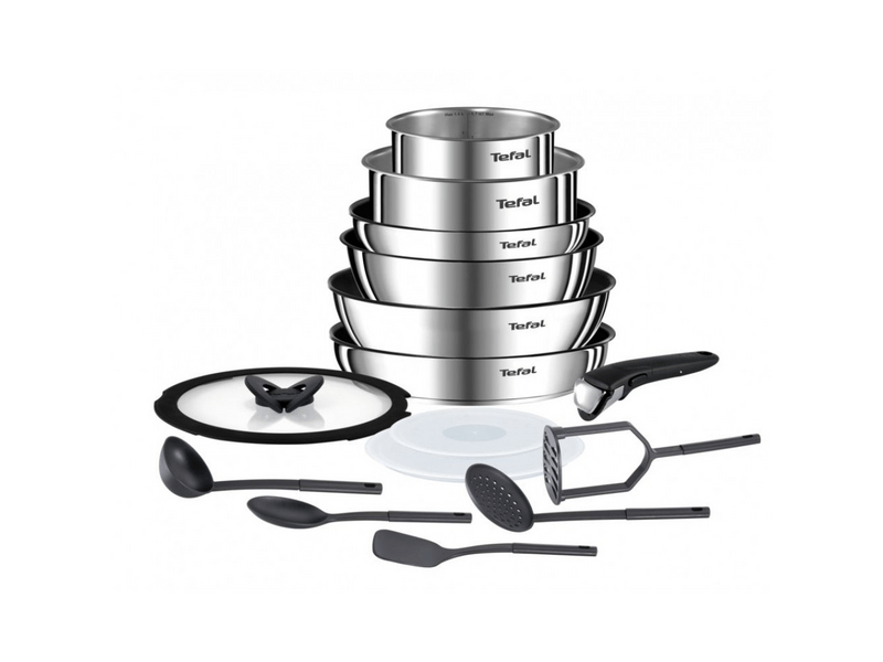 Tefal Ingenio Emotion nemesacél edényszett 15 db-os , L925SF14