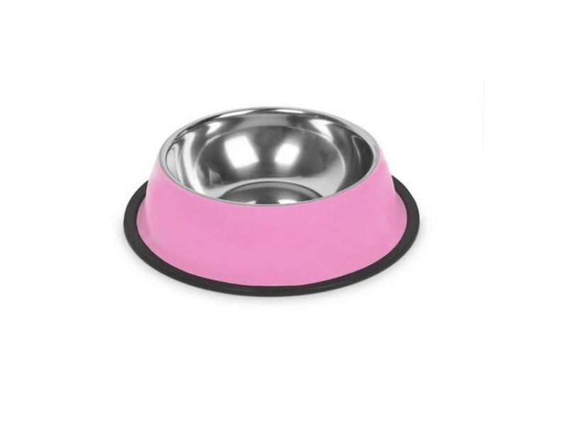 YUMMIE 60006PK Rózsaszín Etetőtál - 22 cm