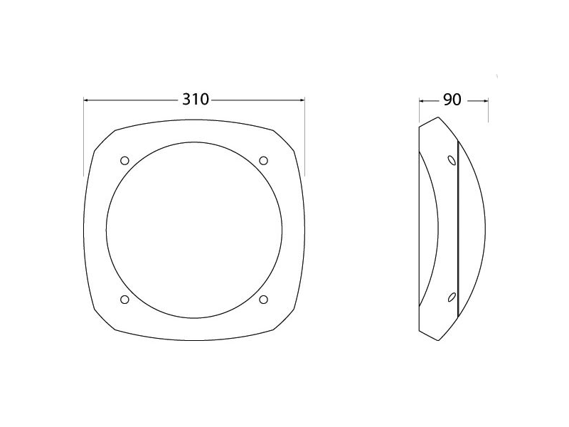 Fumagalli Stucchi kültéri falilámpa (1U3.AY.E27.CL1)