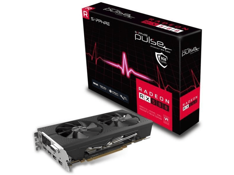 Sapphire RX580 8GB GDDR5 Pulse videókártya (11265-05-20G)