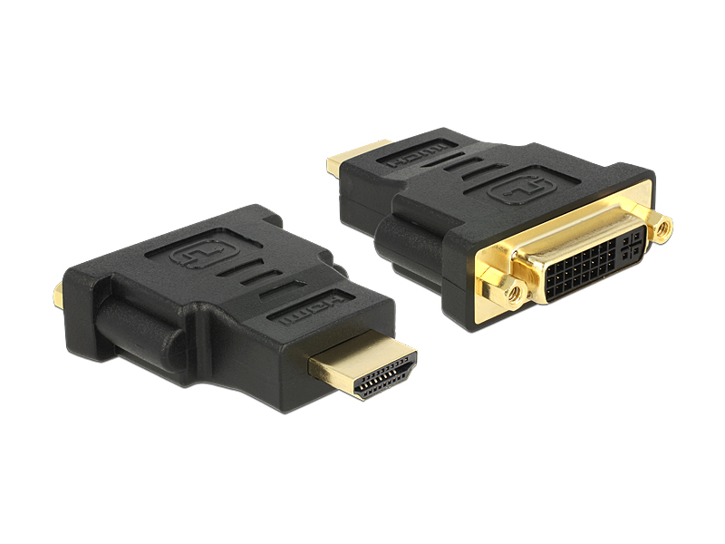 Delock 65467 HDMI-A dugó - DVI hüvely Adapter