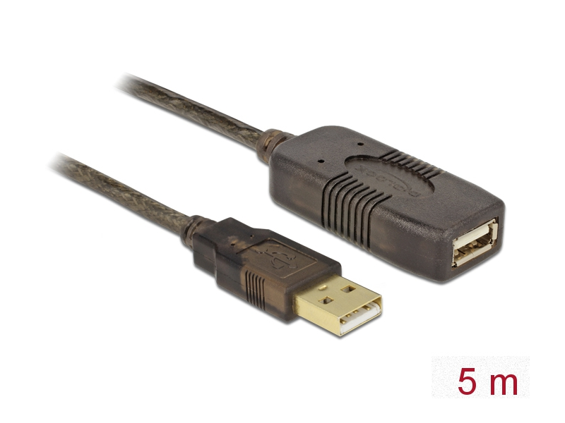 Delock 82308 USB Hosszabbító kábel, 5m